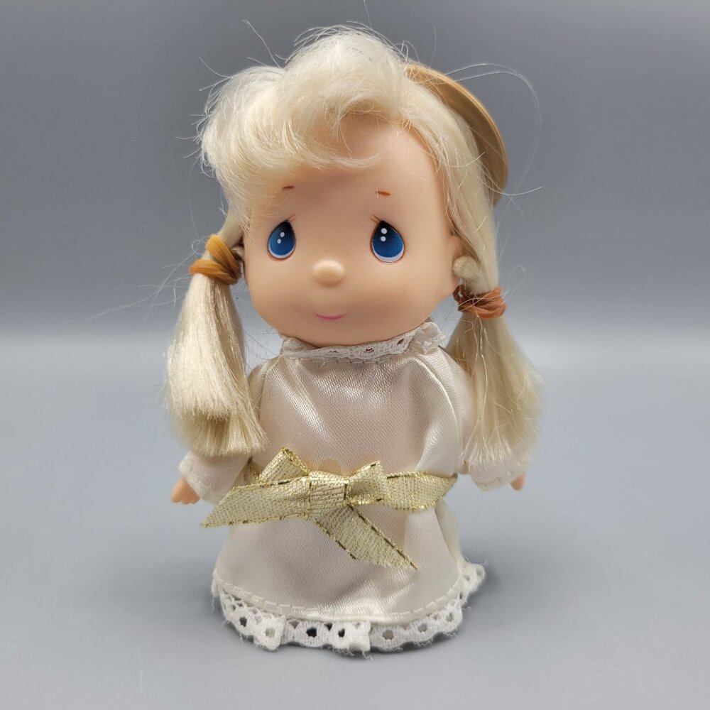 Vtg Precious Moments Hi Babies Doll Blonde 1996 Enesco Collectible 4" Figurine
